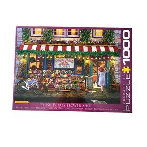 Eurographics Plush Petals Florist Summer Puzzle 1000 Pieces USA Made